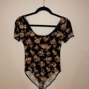 forever 21 floral bodysuit